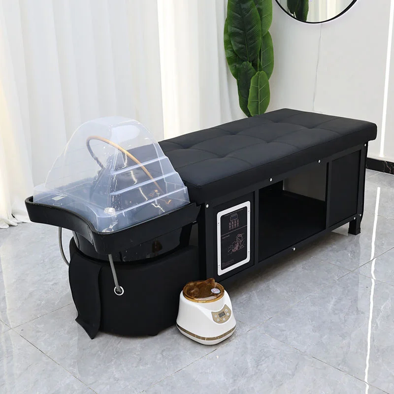Professional Hair Beauty Salon Water Circulation Head Therapy Hair Shampoo Bed