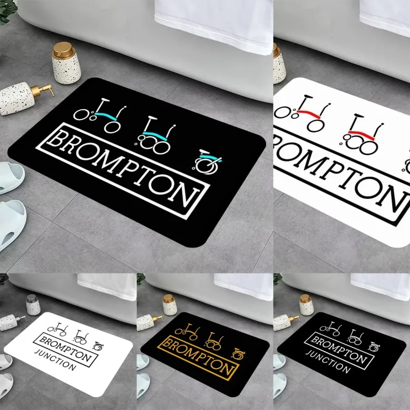 Bromptones  Floor Mats Non-slip Pad Bromptones Bathroom Rugs Girls Non-slip Kitchen Mat Floor Mats Prayer Rug Bedroom Rug Home