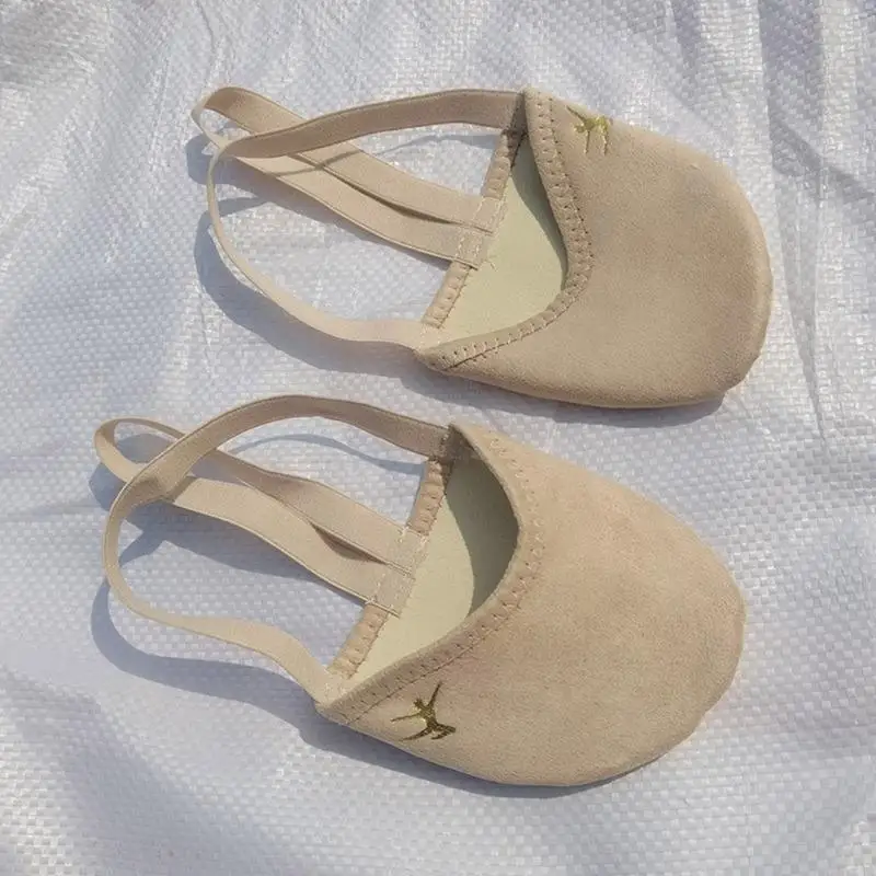 652F Gymnastiekschoenen Halve zolen Balletschoenen Pirouette Schoenen Buikdansschoenen Draaischoenen voor dames