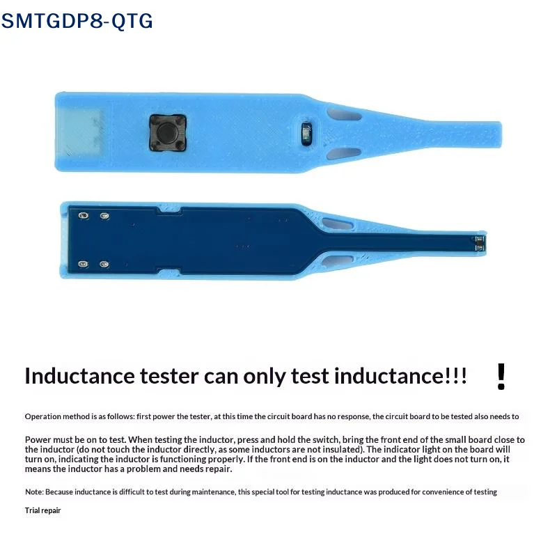 NEW DM76 DC5V Inductance Tester Electromagnetic Induction Detector for Motherboard Coil Repair LED Indicator Diagnostic Tool