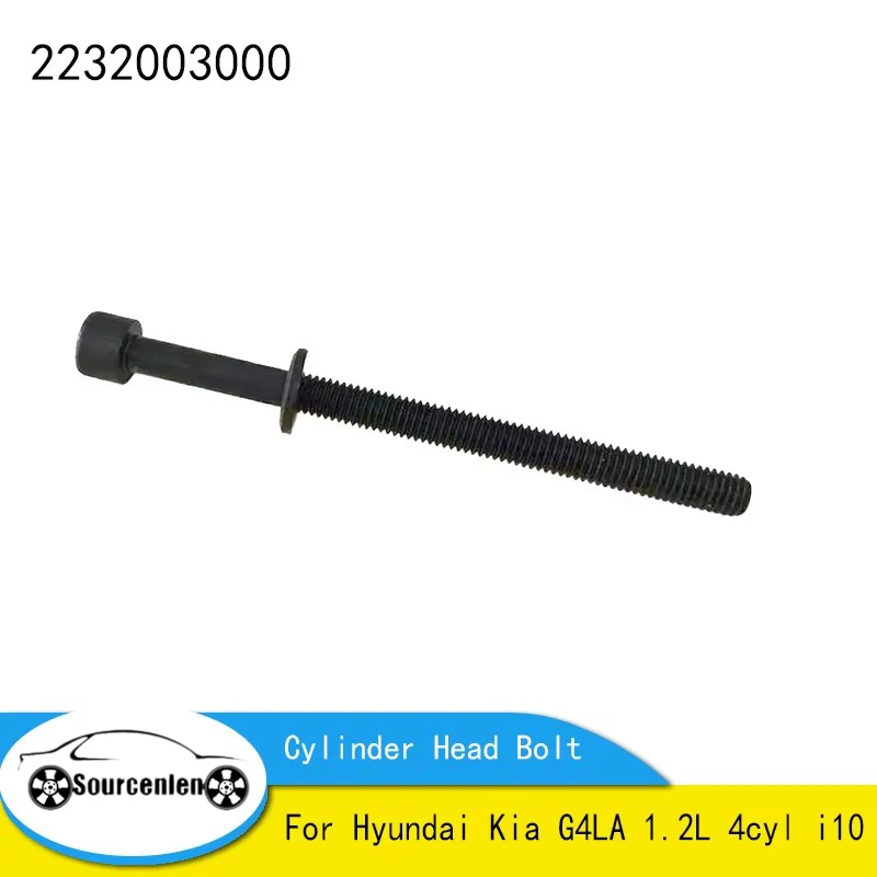 

Brand New Cylinder Head Bolt For Hyundai Kia G4LA 1.2L 4cyl i10 2232003000 22320-03000