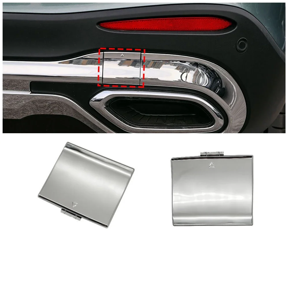 

For Mercedes Benz GLC Class Rear Bumper Towing Hook Cover X254 Rear Bumper Trailer Cover Plate Electroplating 2548857800
