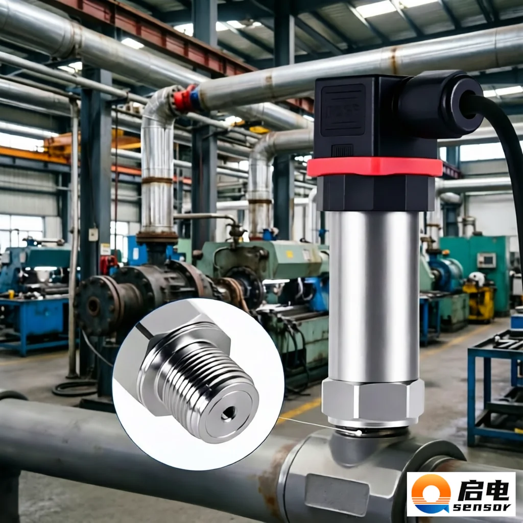 0.1bar 0.2bar Oil Fuel G1/2 4-20mA Pressure Sensor 0-10V10bar 200bar Water Gas 100PSI 50mbar RS485 pressure transmitter