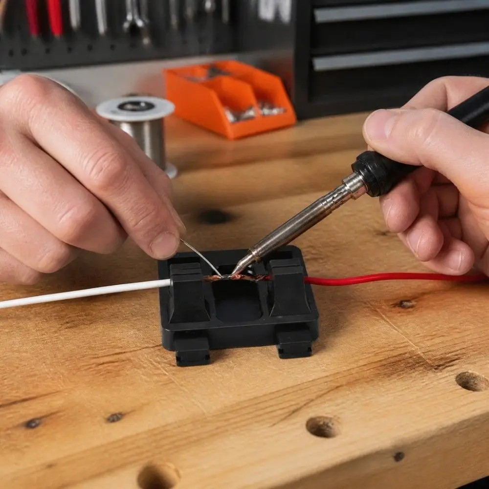 2pcs Heat Resist Soldering Fixture Tool Dual Spring-Loaded Adjustable Soldering Clamp Station Non-Slip Base
