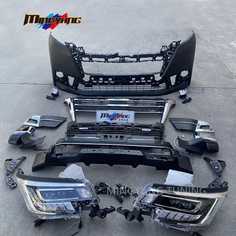 

Auto Parts Car Bumpers for Toyota Hiace Deluxe 2018 to 2020 Premio to Majesty Body Kit