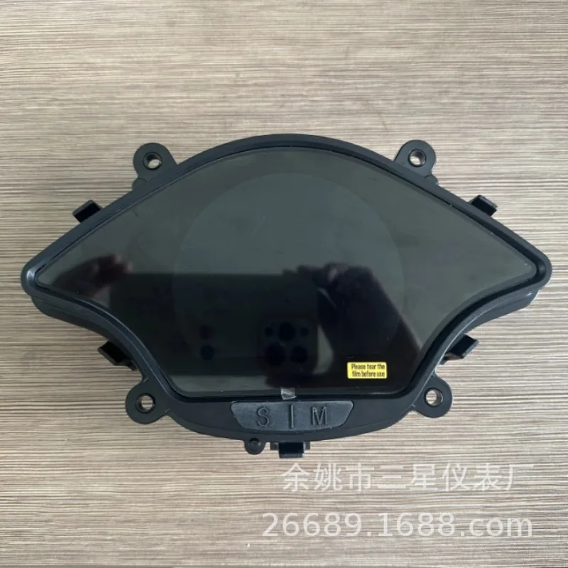 Motorcycle Instrument Cluster, High-Display Digital Gauge, Retro-Style Dash Panel, Custom Fit for Scooter Models