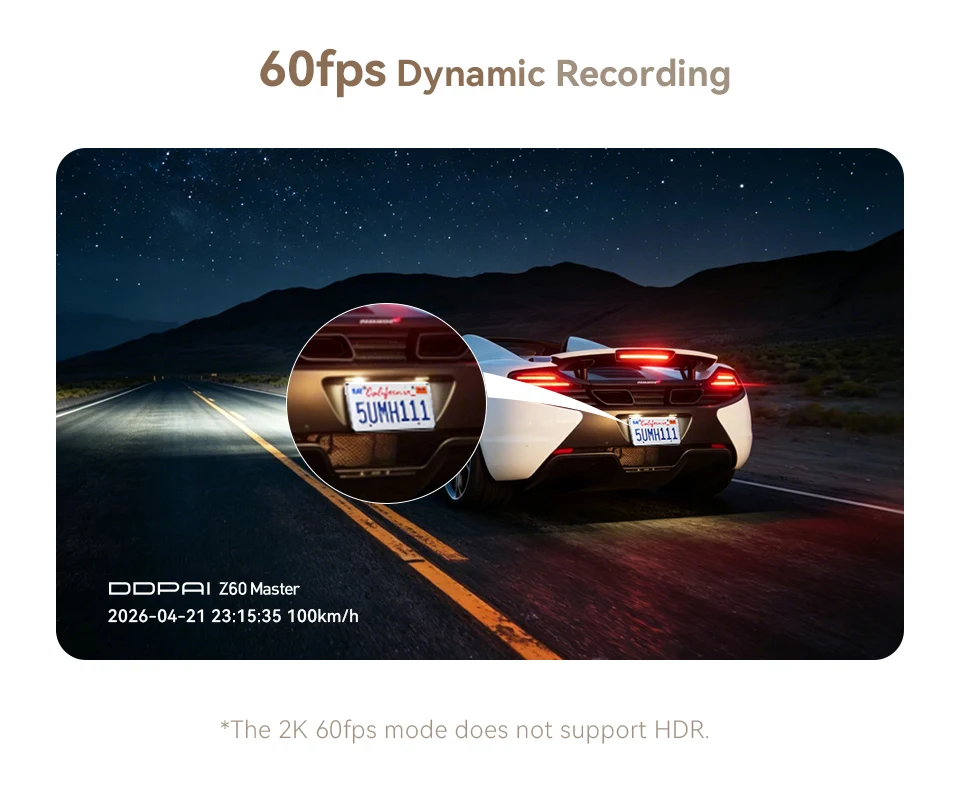 【New】DDPAI Z60Master Dual Dash Cam 4K+2K 2/3 Channel Front and Rear HDR Night Vision WiFi6 GPS ADAS Dash Camera DVR Car Dashcam
