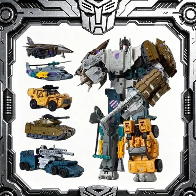

【IN STOCK】HZX 6‑in‑1 Bruticus IDW Combiner Oversize KO Collection Model Action Figure Boys Toys Gifts