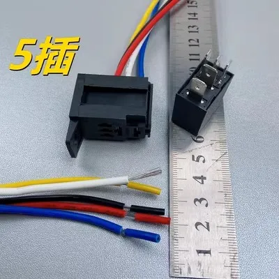 1PCS Automobile relay 4 pin 5 pin 12V24V30A air conditioning fan pump light belt base