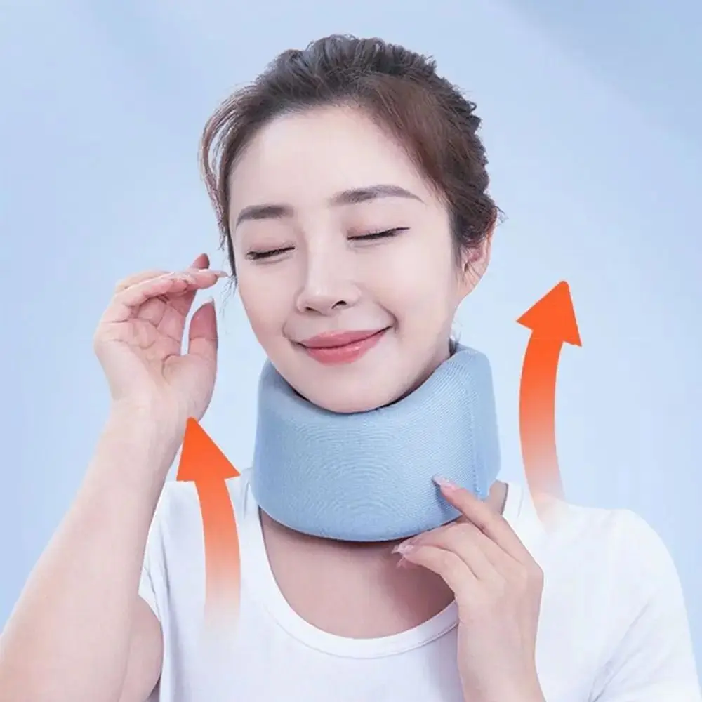 

New Adjustable Neck Support Men Women Office Household Brace Neck Sleeping Relieve Pressure Portable Sponge Neck Cervical Collar