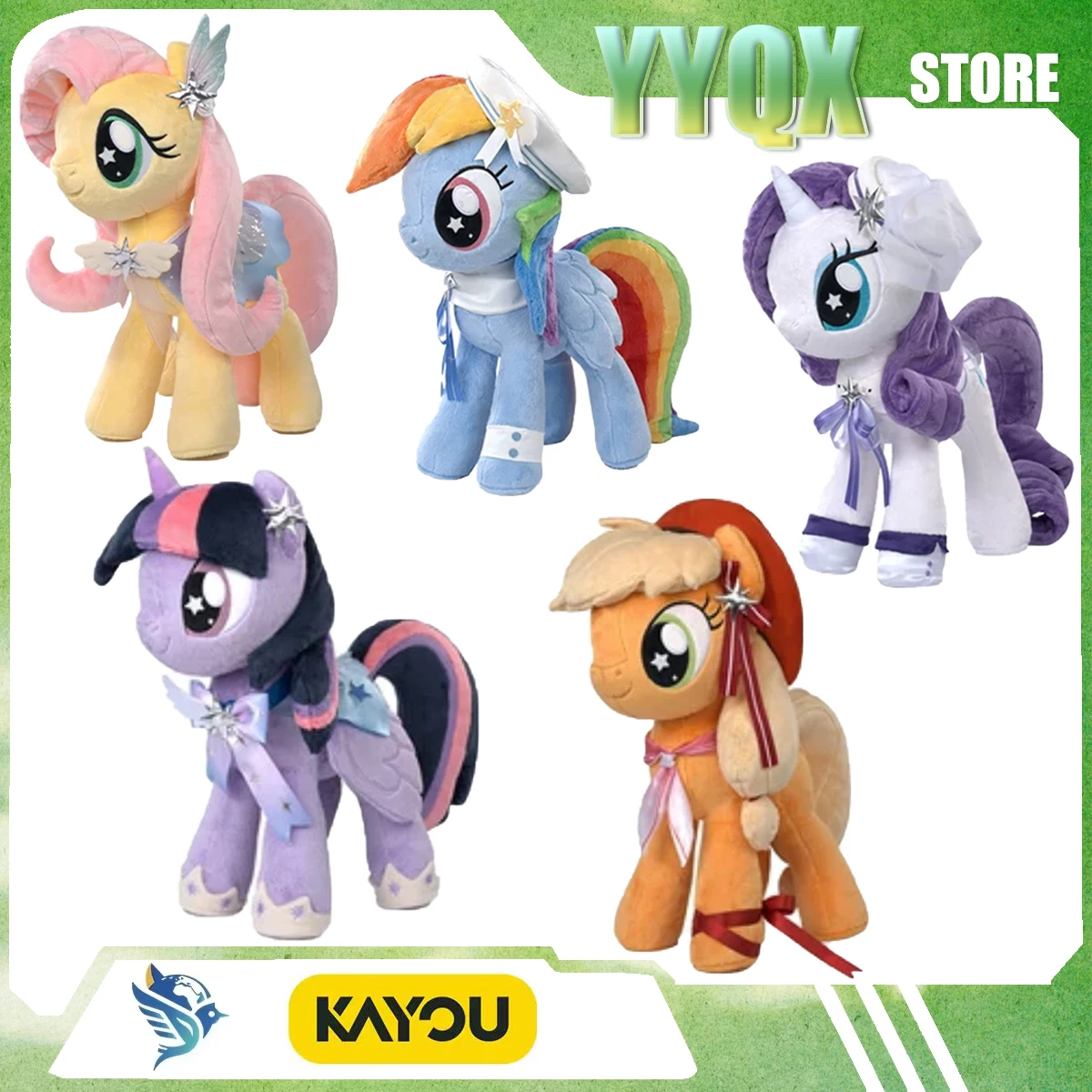 KAYOU 2026 New My Little Pony Ornament Plush Toy Cute Collection Periphery Anime Decoration Gift Surprise Toy Cartoon Like Girl