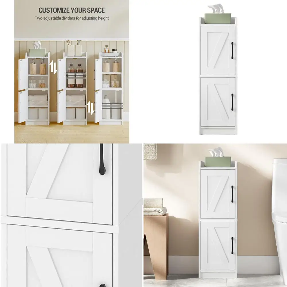 

Шкаф для хранения в ванной комнате, небольшой угловой напольный шкаф с дверцами и полками, узкий органайзер для ванной комнаты и хранилище для бумаги с регулировкой