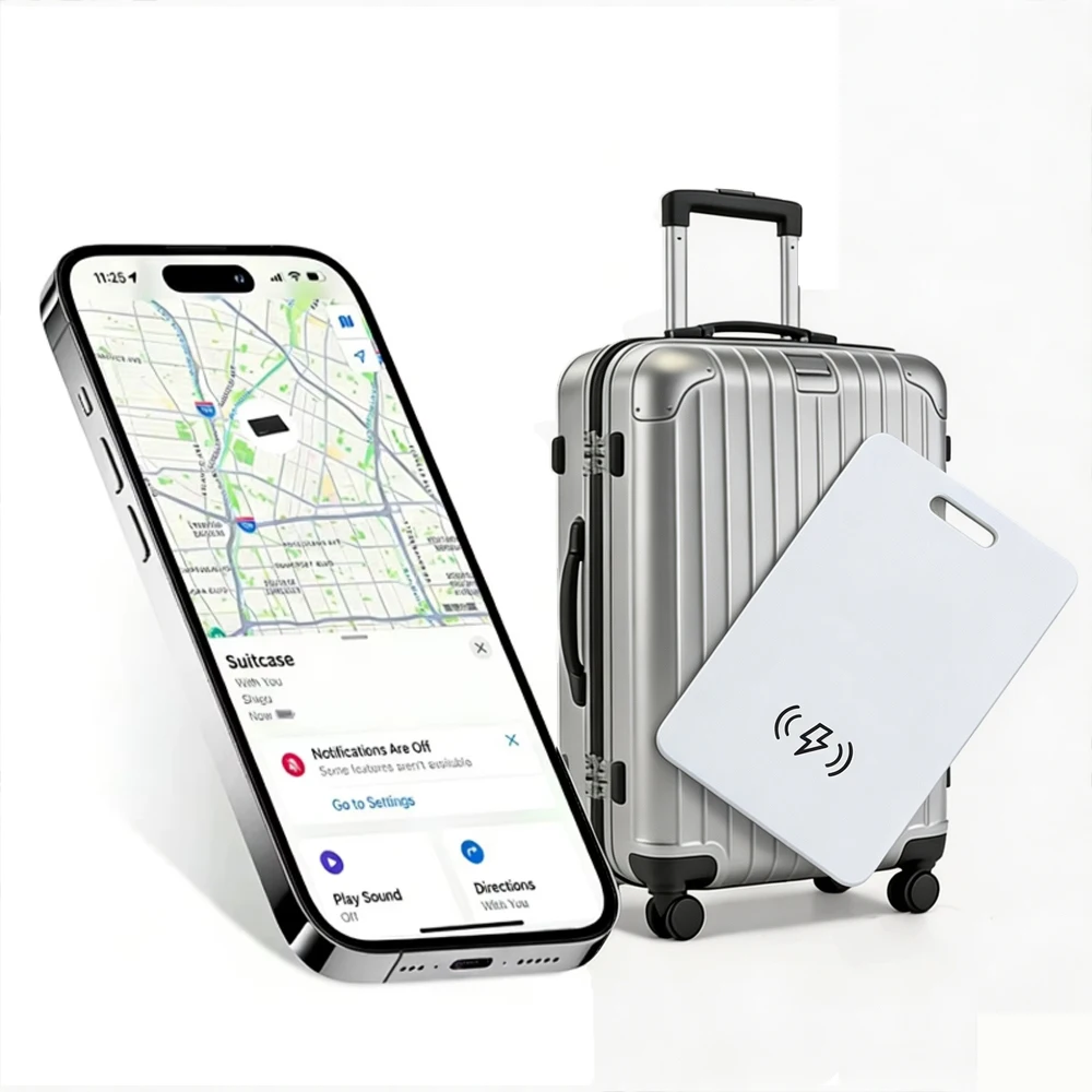 2026 New MFi Certified Bluetooth Tracker Card Ultra-thin Anti-lost Finder For Wallet Keys Works With Find My Network (iOS Only)