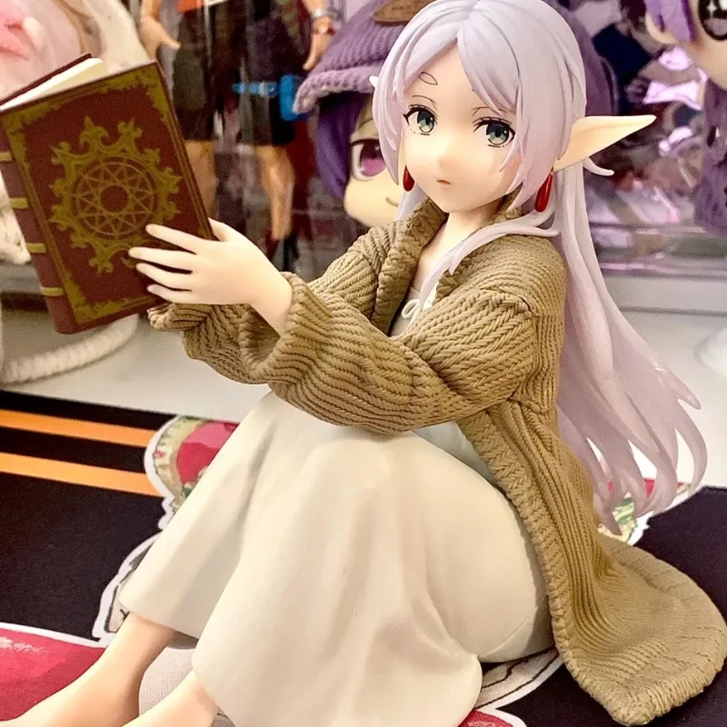 12 سنتيمتر أنيمي تمثال فريرين بيوند رحلة نهاية عمل دمية فريرين السرخس غرفة فستان المنزل بولي كلوريد الفينيل نموذج تمثال جمع اللعب الهدايا