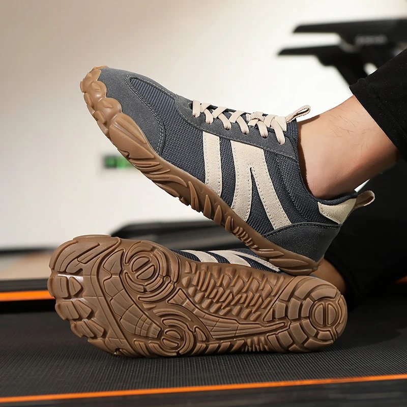 2026 New Wide Toe Barefoot Shoes Mens Womens Zero Drop Minimalist Sneakers Retro Outdoor Non Slip Walking Shoes Casual Sneaker