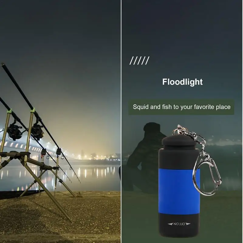 Underwater Dock Light Handheld Portable UV Flashlight Fishing Bait Finder Underwater Fish Finder Lamp For Fish Squid Prawns In