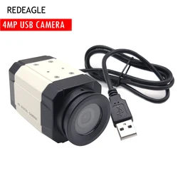 REDEAGLE Industrial Metal Housing 2K 4 Megapixel 2560x1440 30fps High Speed USB HD PC Webcam Video Conference Teaching Camera