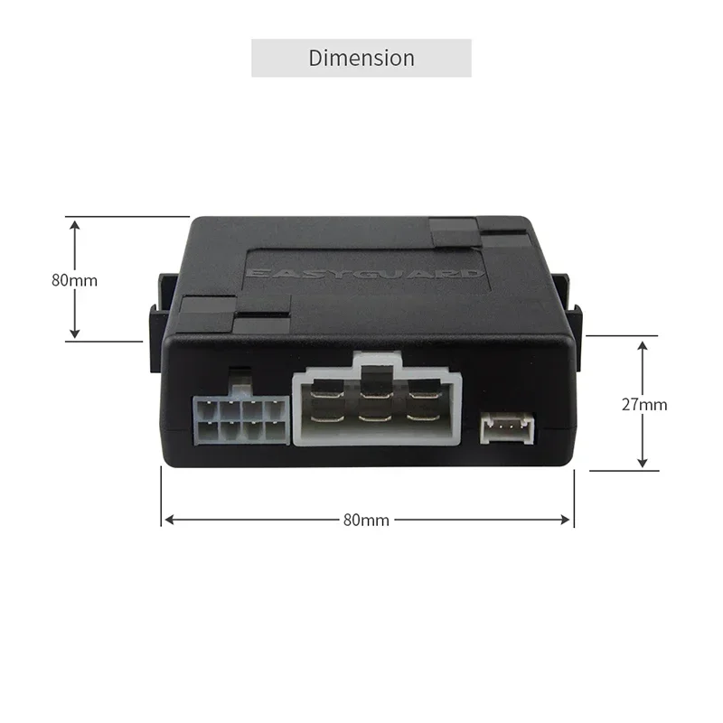 EASYGUARD Universal DC 12V ES002-P2 Push Start Button Kit With Engine Start/stop System & Remote Start (optional)