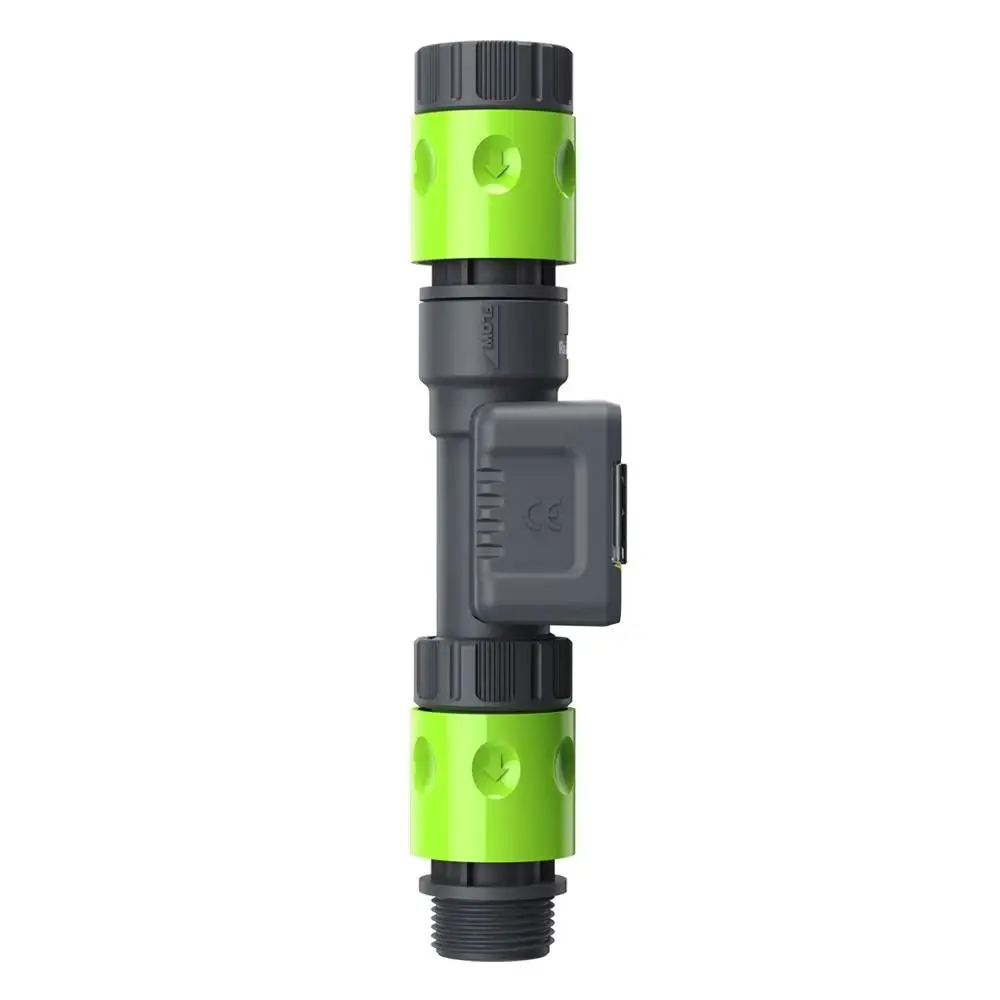 Digital Water Flow Meter 180° Screen-Flip IPX6 Water Flow Sensors Quick Connectors Easy To Install Water Meter RV Filling