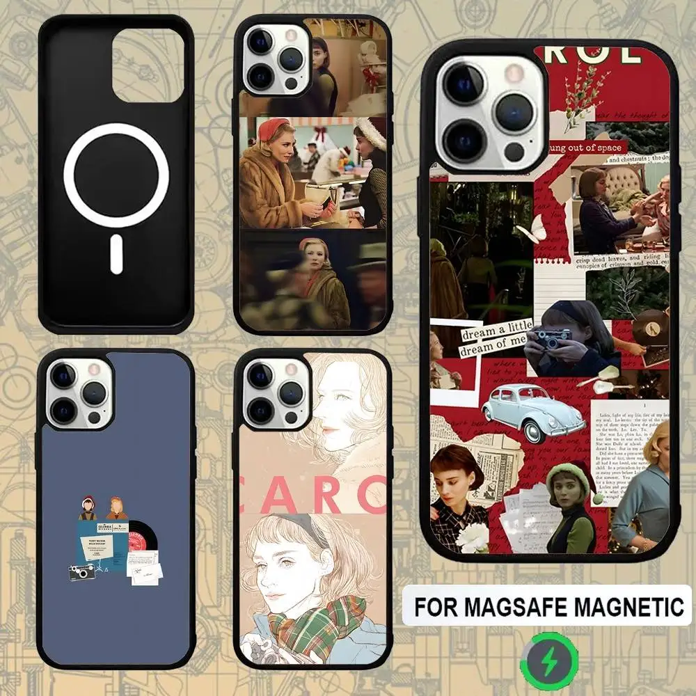 

C-Carol Movie Phone Case For IPhone 16e,16,15,Pro,Max,14,Plus,13,12,11 Magesafe Magnetic Wireless Charge Cover