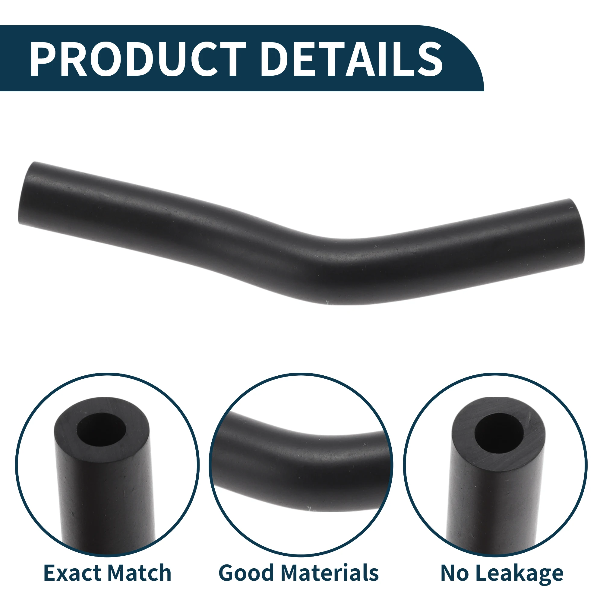 UXCELL المبرد خرطوم سخان خرطوم المبرد المخرج خرطوم الأنابيب لهوندا سيفيك 10-11 No.19514RRAA00 المطاط أنبوب التبريد الأسود 1 قطعة