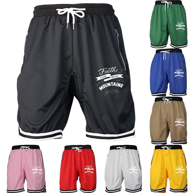 

Мужские летние спортивные повседневные баскетбольные свободные сетчатые дышащие модные спортивные штаны в стиле хип-хоп, шорты