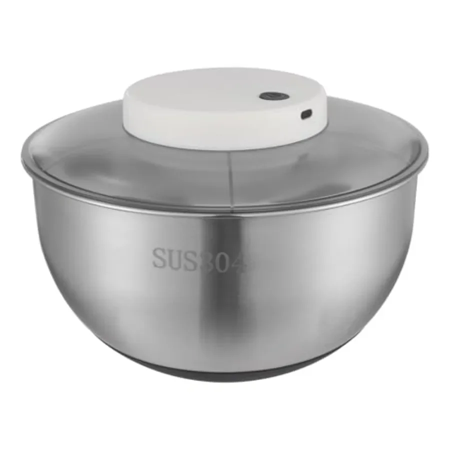 

Электрическая блесна для салата, 5-литровая блесна для салата с корзиной из нержавеющей стали 304 и съемным дуршнем для эффективных овощей и