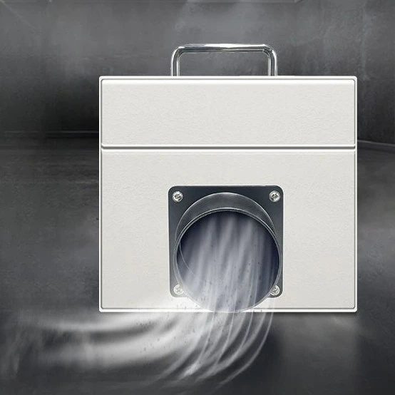 High Power Dental Dust Extractor, Lab Vacuum for Grinding, Polishing, Plaster Model Trimming with Filter System