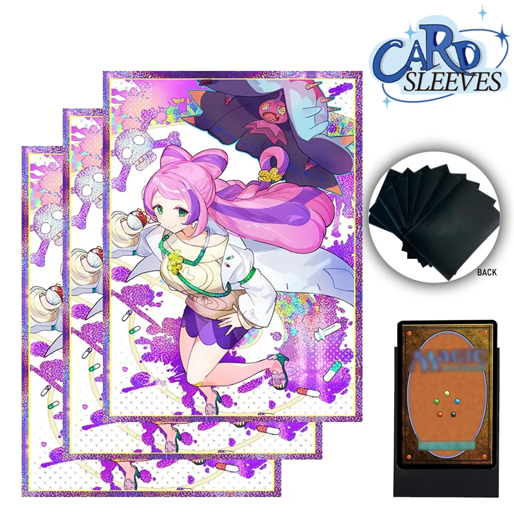 

60PCS 67X92mm Standard Size Miriam Anime Card Sleeves Anti-tear and Anti-wear Trading Card Sleeves for MTG/PKM Halloween Gifts