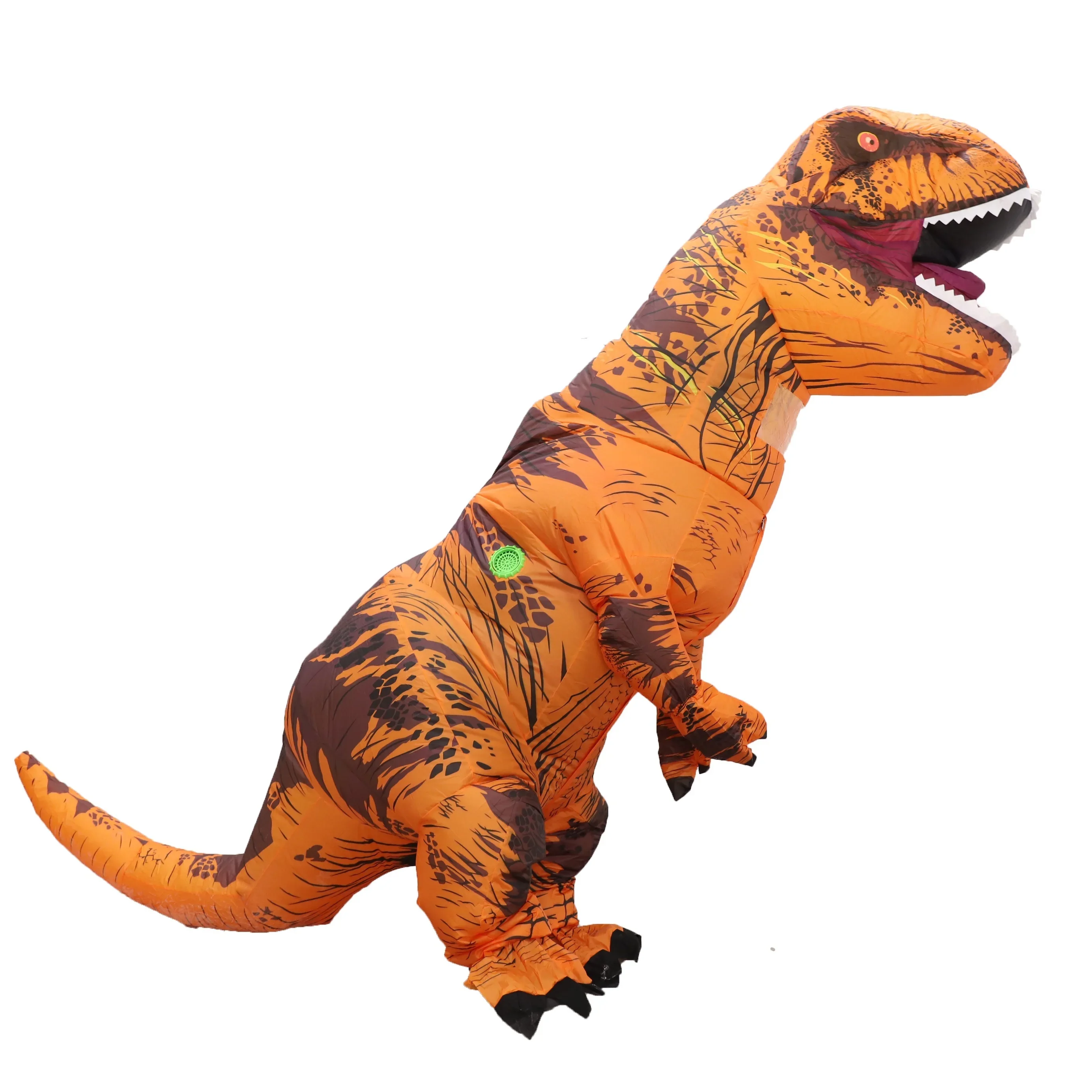 Adult T-Rex Inflatable Costume Standing Dinosaur Mascot for Halloween & Christmas Fun Animal Party Role-playing Outfit Apparel