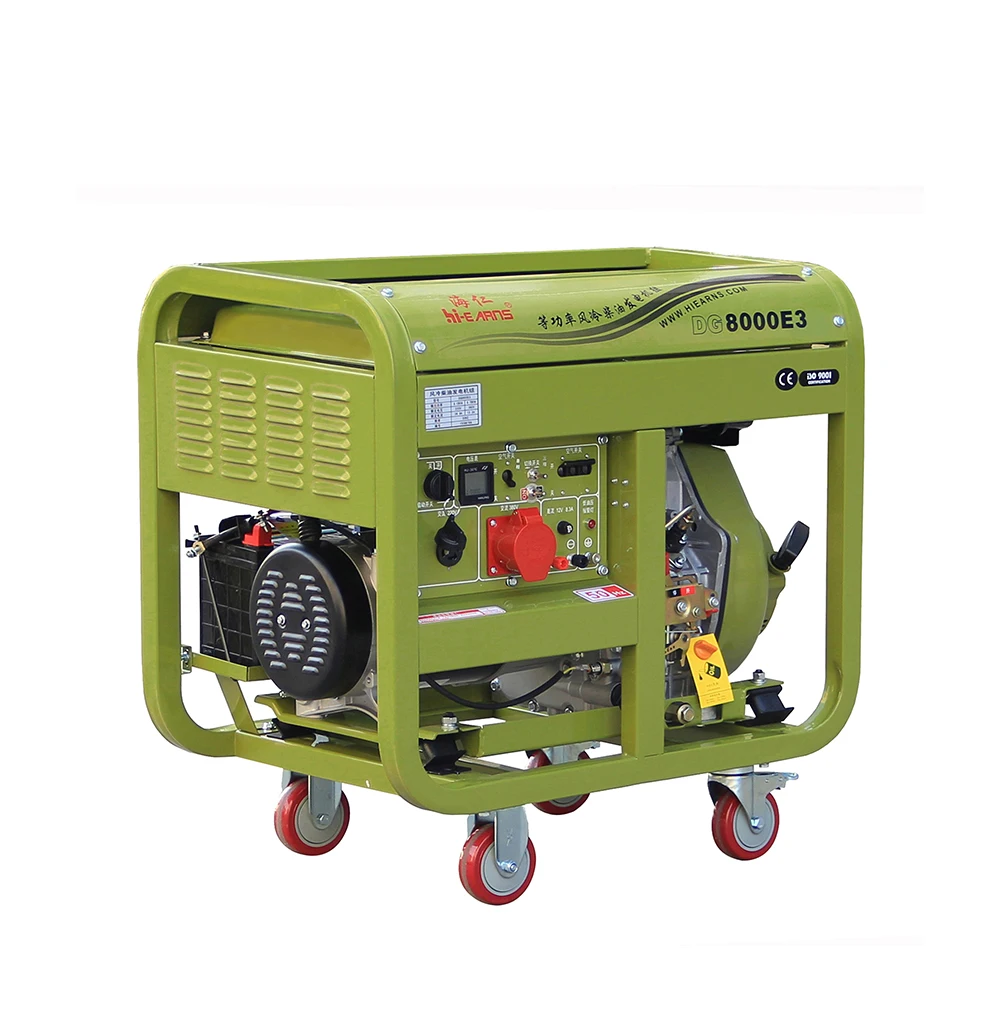 

hiearns 6KW die·sel generators with equal power output for single cylinder die·sel engine 192