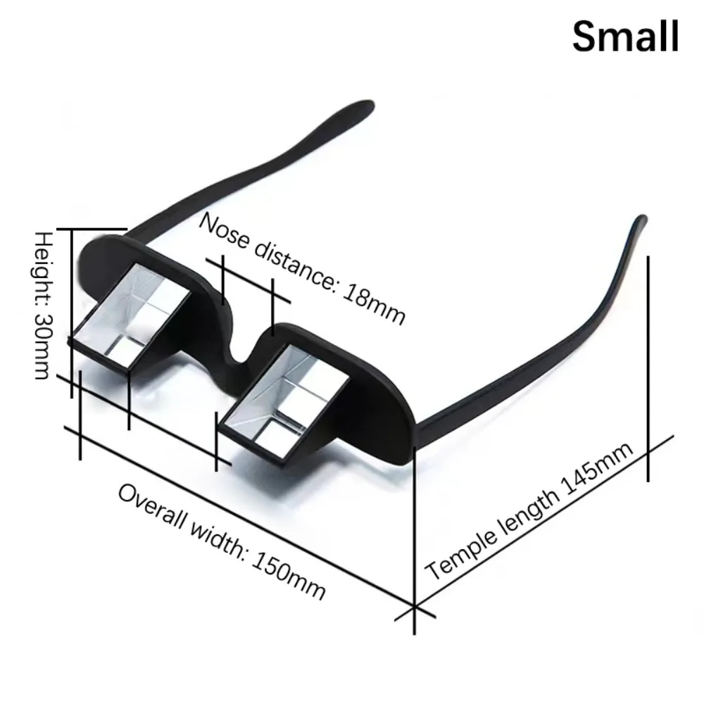 

NEW Horizontal View Lie Down Glasses TV Watching Seated View Sit View Prism Prismatic Glasses Reading