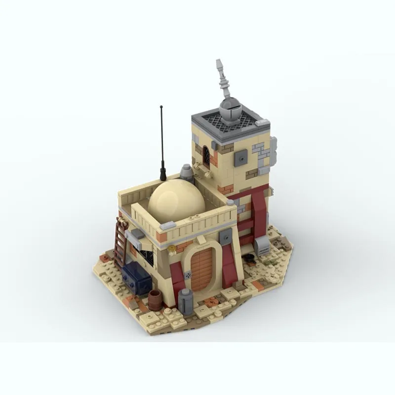 بقعة MOC-112090 اللبنات تاتوين منزل الصحراء تكنولوجيا الطوب كوكب هدية الحلي جزيئات صغيرة مجمعة بناء