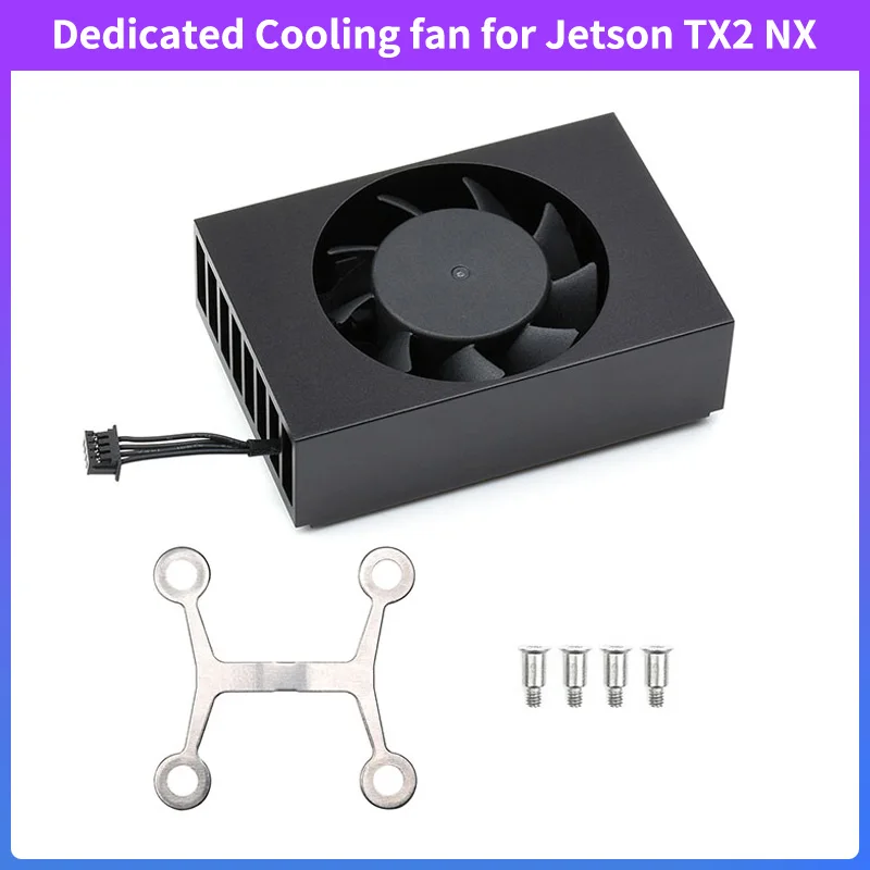 Offizieller Lüfter für Jetson xavier nx/tx2 nx/orin drehzahl verstellbarer Lüfter DC 5V Eingang Aluminium legierung Gehäuse Lüfter