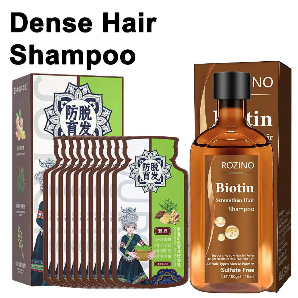 

Ginger Shampoo Polygonum Multiflorum Hair Care Shampoo Deep Nourishment Natural Repairing Hair Growth Shampoo Dense Hair Shampoo