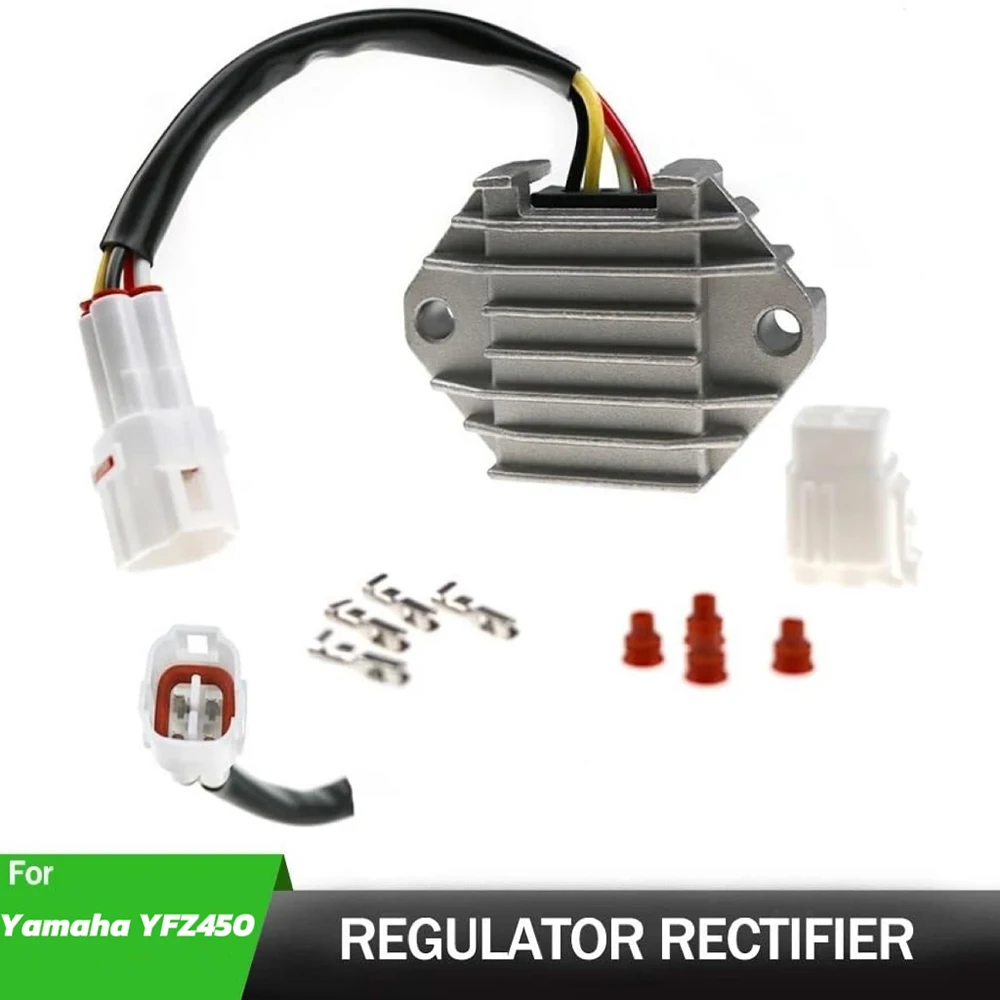 

5TG-81960-00 Регулятор напряжения для мотоцикла, выпрямитель для Yamaha YFZ450 YFZ450F YFZ 450 2004-2011 5TJ-81960-00 5TJ-81960-02