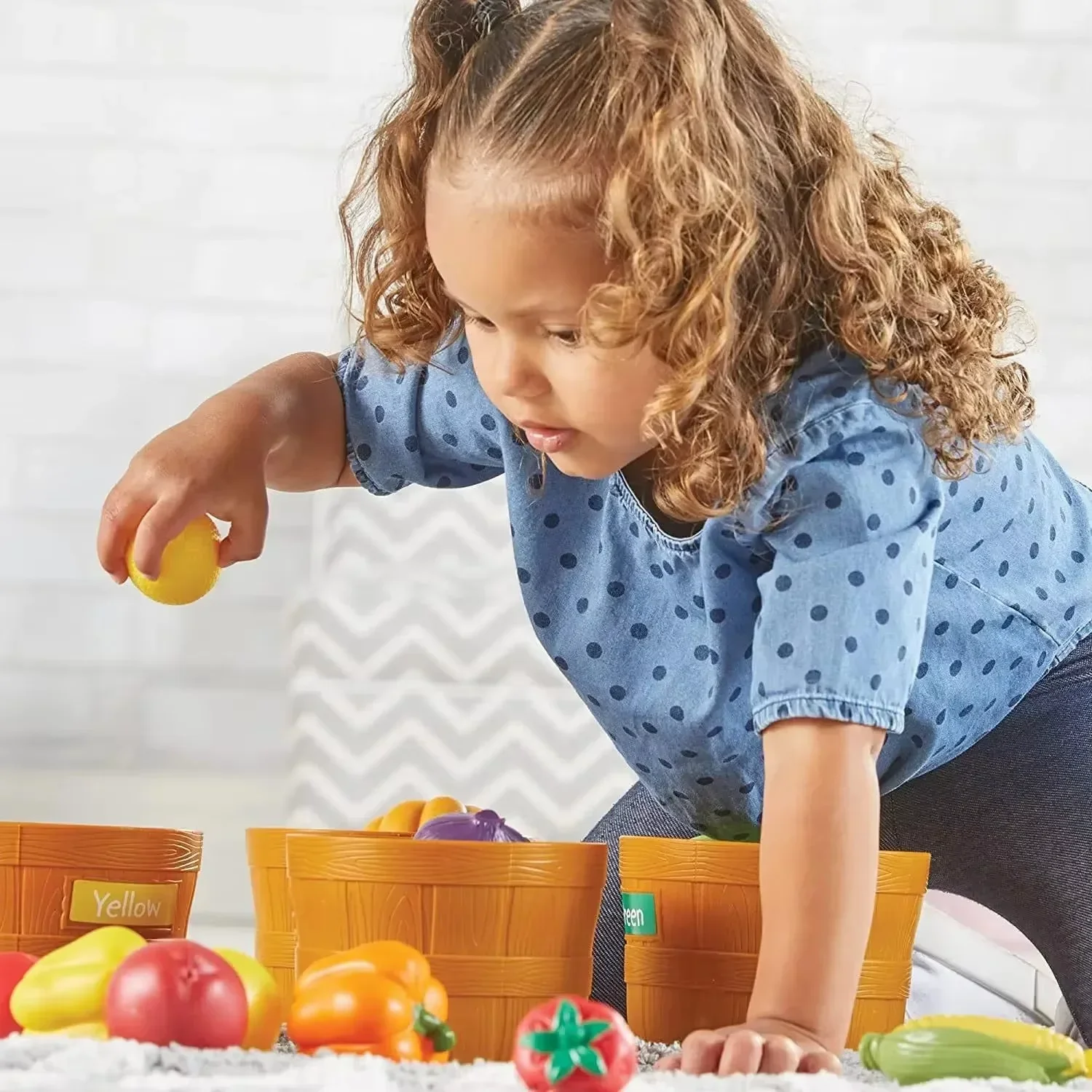 30-teiliges Farbsortier-Küchen-Set zum Spielen, Essen, Geschenk, pädagogische Kinderformen – Obst- und Gemüse-Spielzeug, Spielzeug, Kleinkinder, Lernen