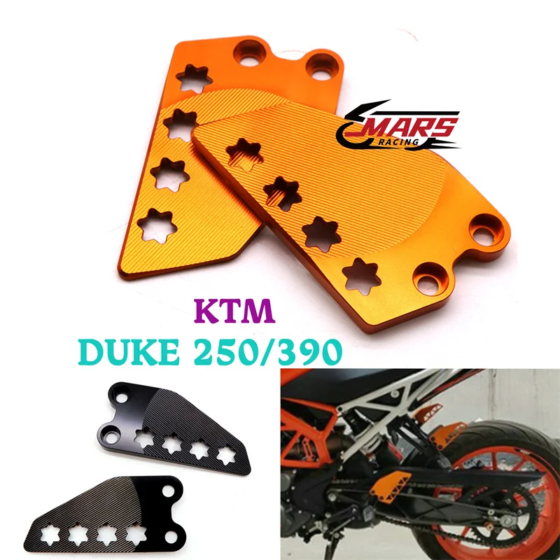 

Для DUKE250 DUKE390 2017-2020 защита передней и задней педали для мотоцикла, защитная крышка, педаль для ног, летающие крылья, декоративные комплекты