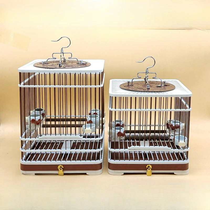 Portable Budgie Parrot Bird Cages House Outdoors Canary Carrier Bird Cages Feeder Park Nido Para Pajaros Birds Supplies WZ50BC