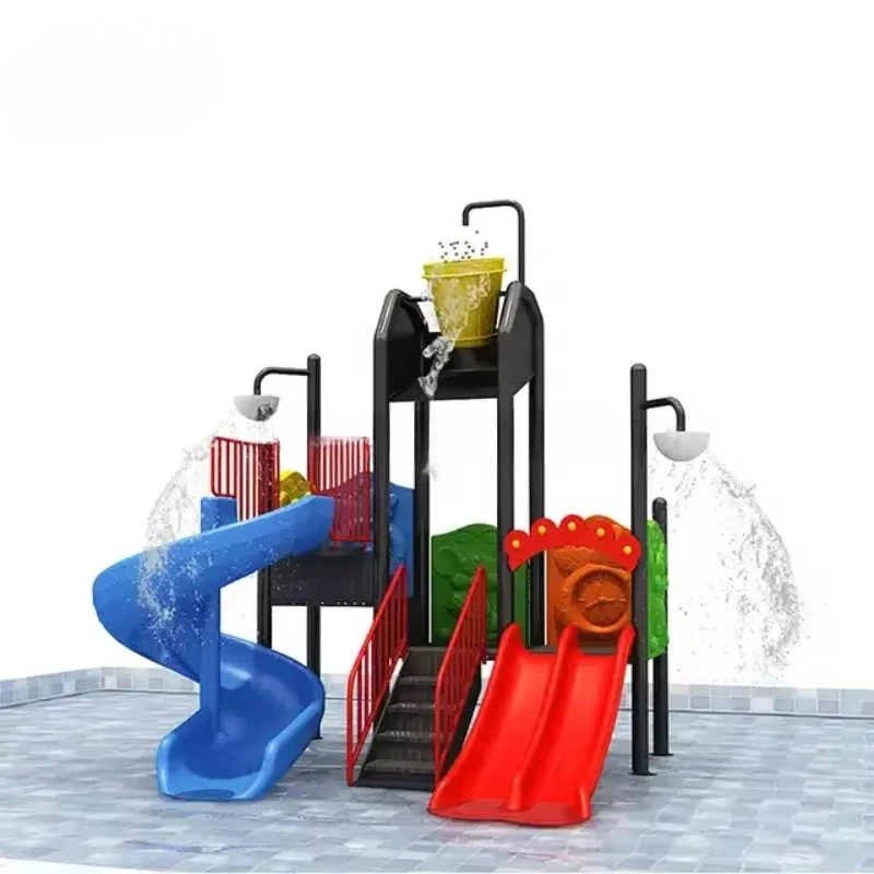 Colores personalizables del equipo comercial del juego de la piscina del tobogán acuático para los parques de los niños interiores y exteriores
