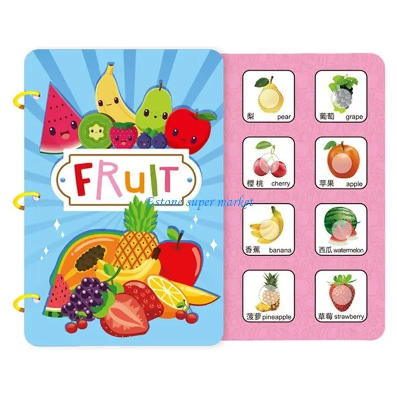 090B Sensory Matching Toy Book Felt Stickers Cartoon Learning Exploring Recognition Toy Kindergarten Classroom Favor