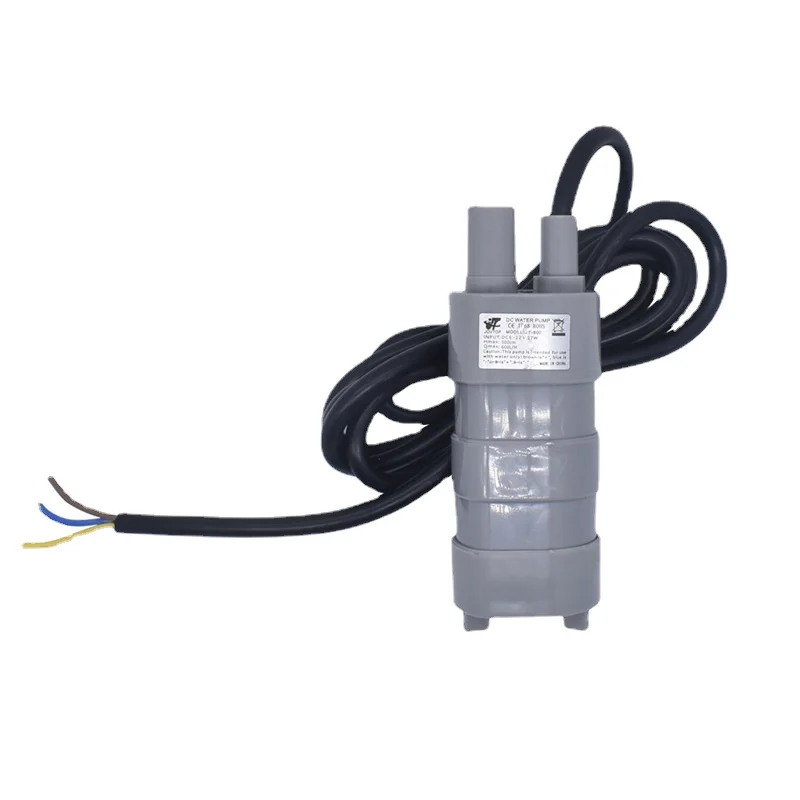 

Best Sale 12V 600L/H high pressure Dc Submersible water Pump Three-wire Micro Motor Water Pump with adapter