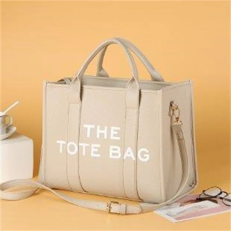 The Tote Bag For Women Crossbody Female Handbag New Solid Words Letter Leisure Large Bag Luxury Fashion Bag Designer Bag bolsa