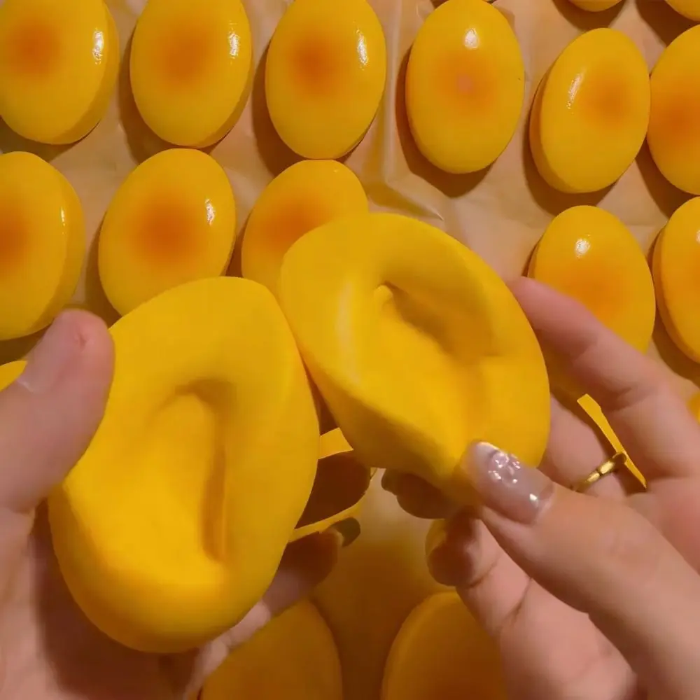 Soft Cute Slow Rising Squishy Cheese Anti-Anxiety Simulated Squishy Bread Pinch Hand Relax Sensory Fidget Cake Adult