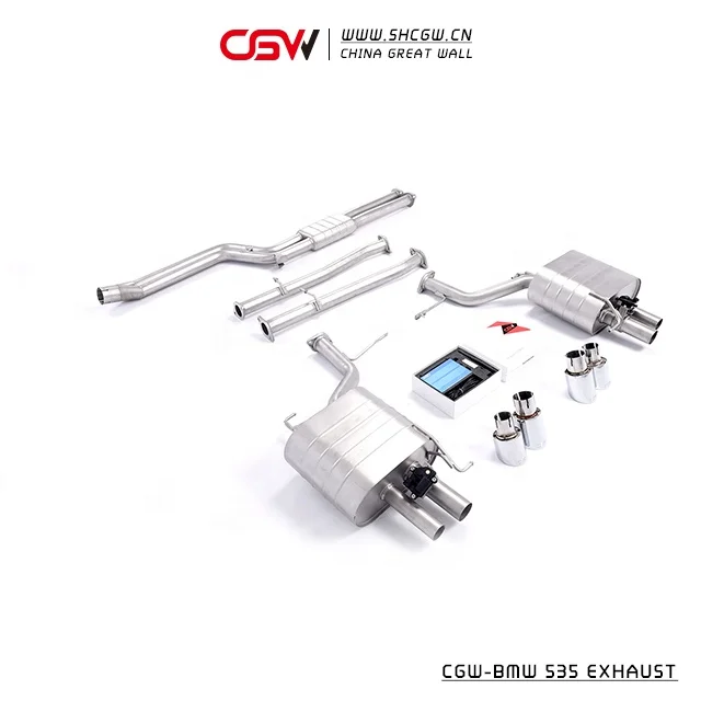CGW Best Price Performance Sound Exhaust With and Valves for 535 F10 F18 3.0T