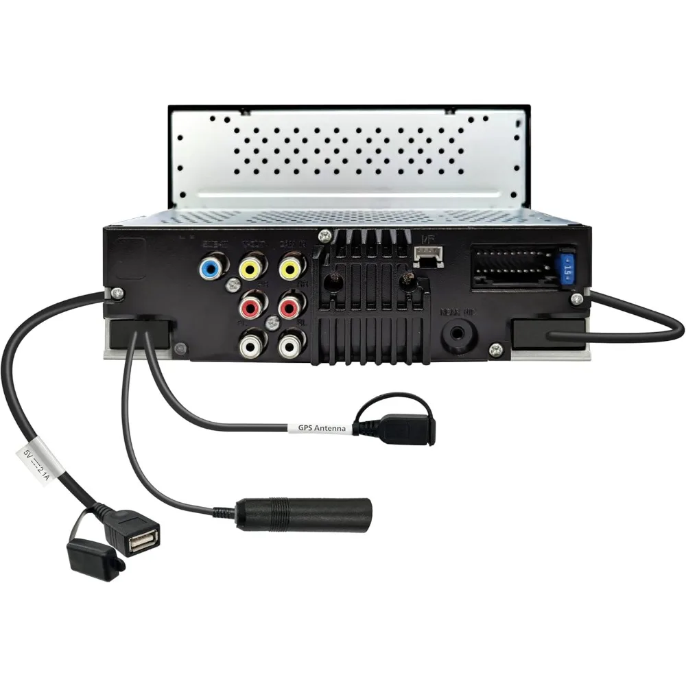 Receptor multimídia digital CarPlay Android Auto Bluetooth Touchscreen USB espelhamento