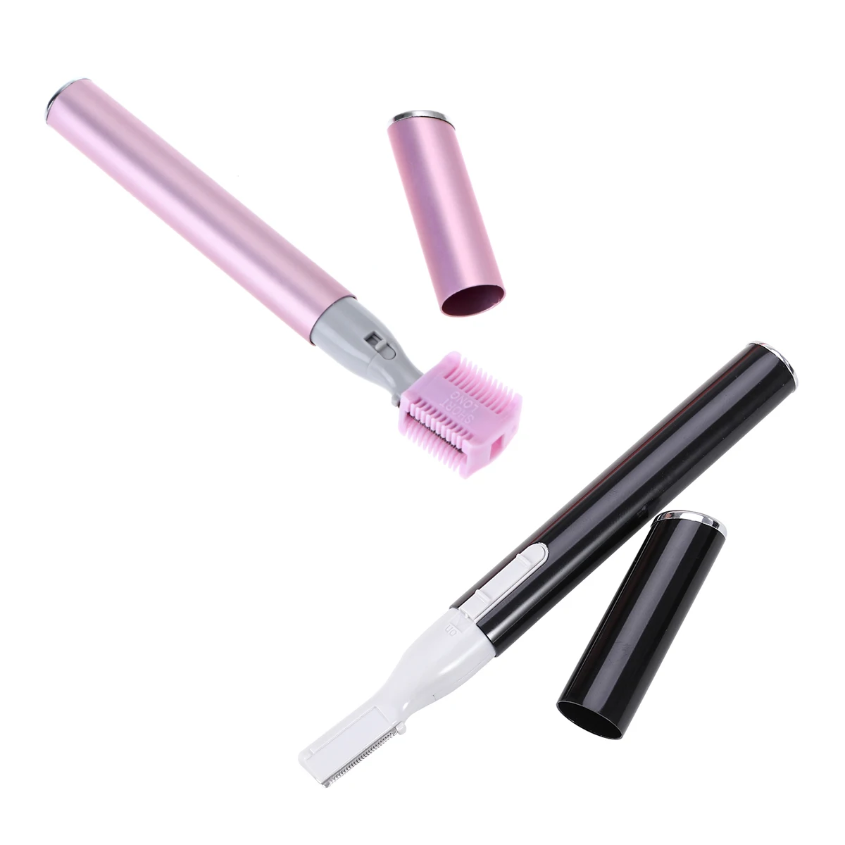 

2 Pcs Eyebrow Trimmer Electric Shaver Cut Razor for Men Women Lightweight Portable Facial Hair Body Hair