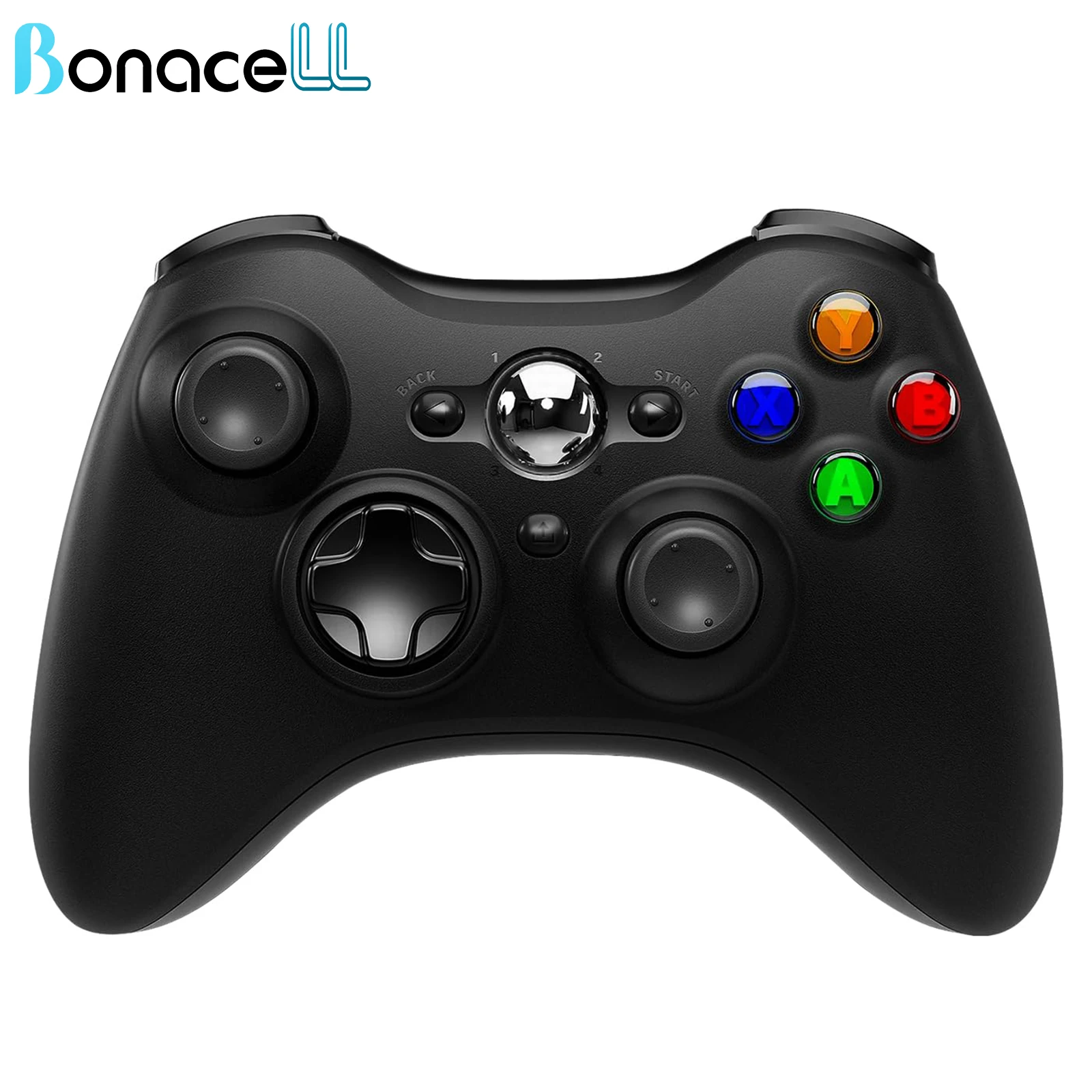Para Xbox 360 PC controlador inalámbrico 2,4G Gamepads doble vibración compatible con Windows Gaming Joystick Control remoto