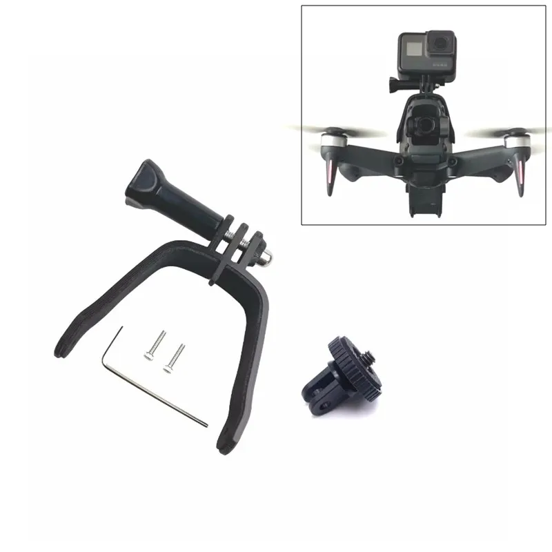 For Gopro Hero / DJI Action Camera Mounts Clip Top Fixed Bracket Flight Shooting Video for DJI PFV Drone Accessories