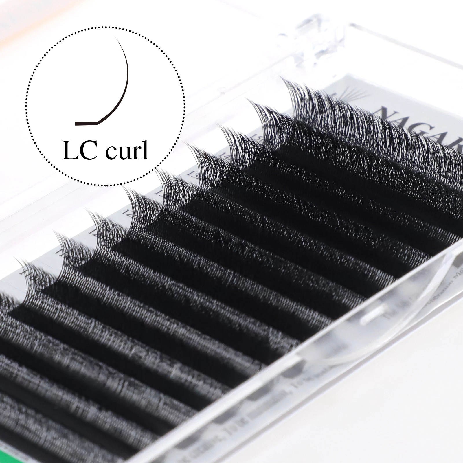 NAGARAKU V-Form Schmale 5D W Wimpernverlängerung Natürlich Weich Kleiner Fächer Flauschiger Look Mesh Volumen Vorgefertigte Wimpern – Detail 17